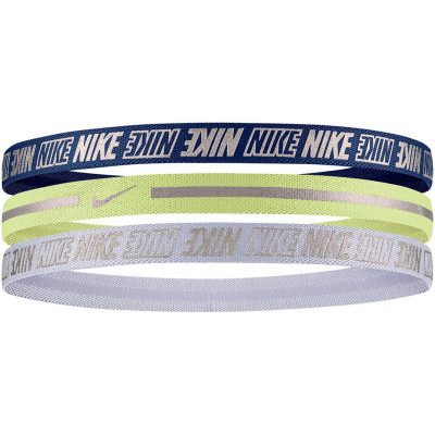 Opaska Nike Hairband 3 granatowa, niebieska, zielona N0002755983OS