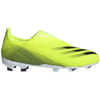 Buty piłkarskie adidas X Ghosted.3 LL FG Junior żółto-czarne FW6978