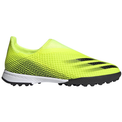 Buty piłkarskie adidas X Ghosted.3 LL TF Junior żółto-czarne FW6982