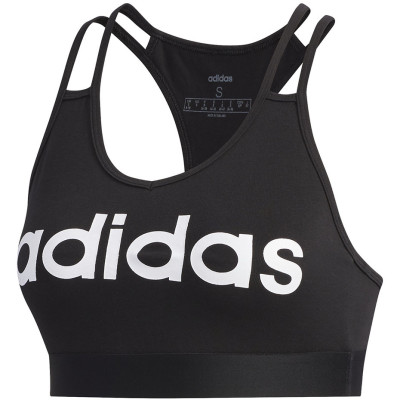 Stanik sportowy damski adidas W E TB czarny FL0161