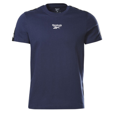 Koszulka męska Reebok Training Essentials Tape Tee granatowa GU9975