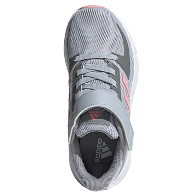 Buty dla dzieci adidas Runfalcon 2.0 C szaro-różowe FZ0111