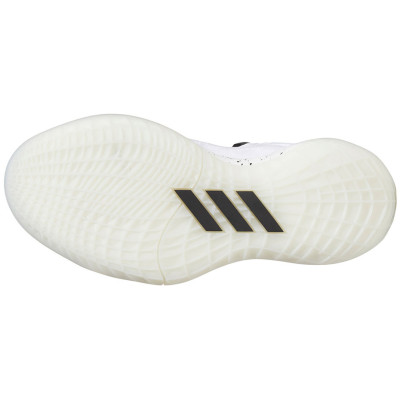 Buty dla dzieci adidas Harden Stepback 2 J biało-czarne FZ1545