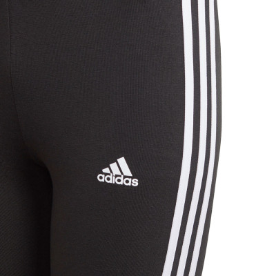 Legginsy dla dzieci adidas Essentials 3 Stripes czarne GN4046