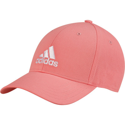 Czapka z daszkiem męska adidas Baseball Cap Cotton Twill OSFM różowa GM6272