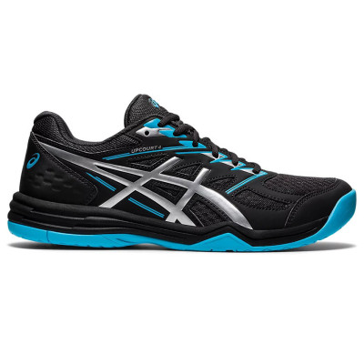 Buty męskie do siatkówki Asics Upcourt 4 czarno-niebieski 1071A053 020