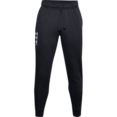 Spodnie męskie Under Armour Rival Fleece 3Logo Jogger czarne 1357131 001