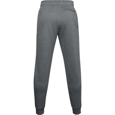 Spodnie męskie Under Armour Rival Fleece 3Logo Jogger ciemnoszare 1357131 012