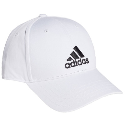 Czapka z daszkiem młodzieżowa adidas Baseball Cap Cotton OSFY biała FK0890