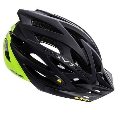 Kask rowerowy Meteor Marven M 55-58 cm czarno-zielony 24729