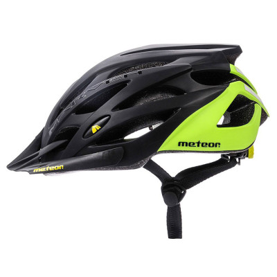 Kask rowerowy Meteor Marven M 55-58 cm czarno-zielony 24729