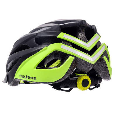 Kask rowerowy Meteor Marven M 55-58 cm czarno-zielony 24729