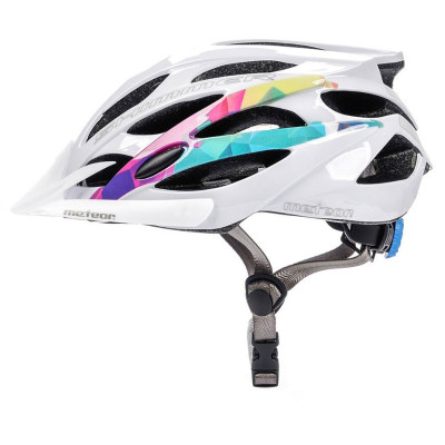 Kask rowerowy Meteor Shimmer M 55-58 cm biały 24757