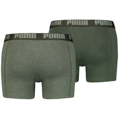 Bokserki męskie Puma Basic Boxer 2P khaki 906823 37