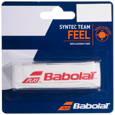 Owijka Babolat Syntec Team Feel biało-czerwona 670065 149