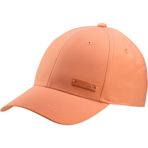 Czapka z daszkiem młodzieżowa adidas Baseball Lightweight Cap Metal Badge OSFY pomarańczowa GM6265