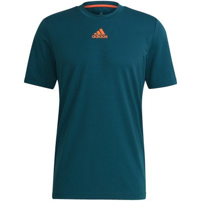 Koszulka męska adidas Sportphoria Tee turkusowa GM5614