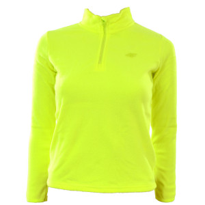 BLUZA POLAROWA 4F JUNIOR JBIUP001 neon żółty