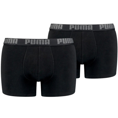 Bokserki męskie Puma Basic Boxer 2P czarne 888869 78