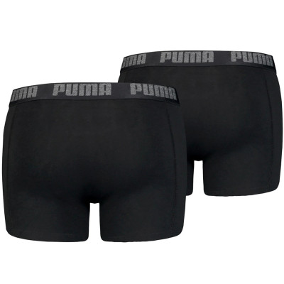 Bokserki męskie Puma Basic Boxer 2P czarne 888869 78