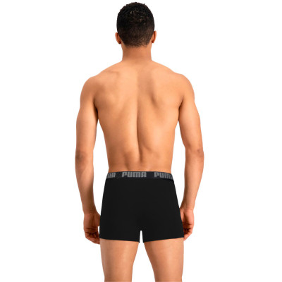 Bokserki męskie Puma Basic Boxer 2P czarne 888869 78