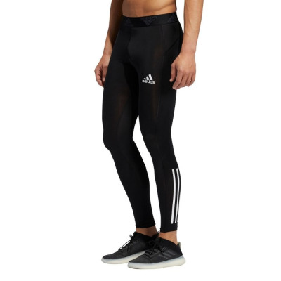 Legginsy męskie adidas Techfit Long Tight 3S czarne GL0456