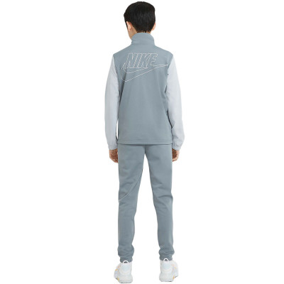 Dres dla dzieci Nike Nsw Hbr Poly Tracksuit szary DD0324 084