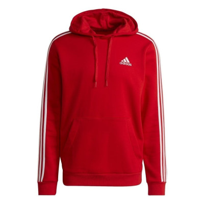 Bluza męska adidas Essentials Fleece czerwona GU2523