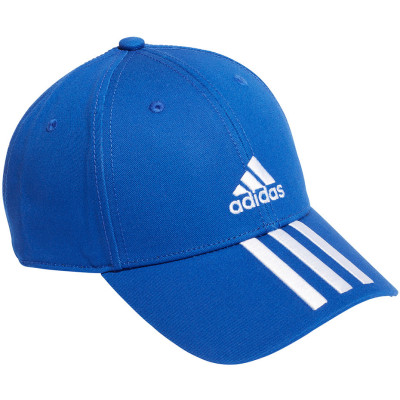 Czapka z daszkiem męska adidas Baseball 3 Stripes OSFL niebieska GS2080