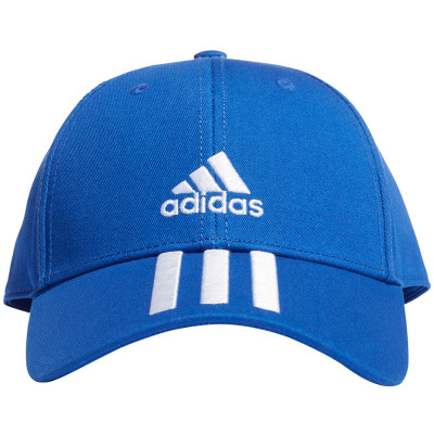 Czapka z daszkiem męska adidas Baseball 3 Stripes OSFL niebieska GS2080