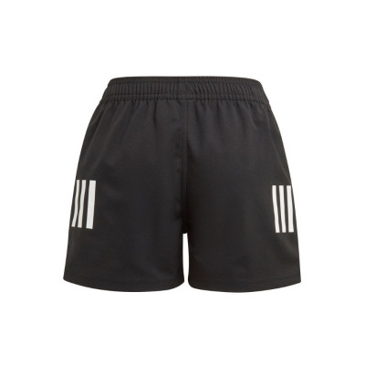 Spodenki dla dzieci adidas Rugby 3-Stripes Shorts czarne GI7637