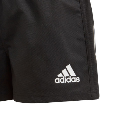 Spodenki dla dzieci adidas Rugby 3-Stripes Shorts czarne GI7637