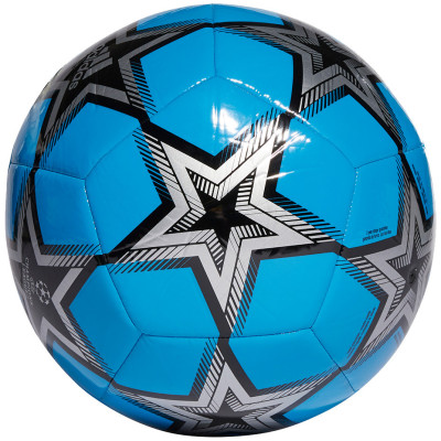 Piłka nożna adidas UCL Club Pyrostorm Ball niebiesko-szara H57052