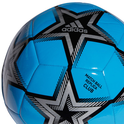 Piłka nożna adidas UCL Club Pyrostorm Ball niebiesko-szara H57052