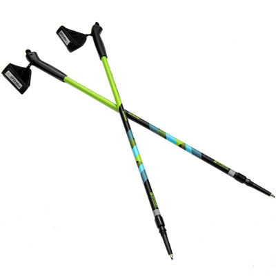 Kijki Nordic Walking Spokey Meadow czarno-zielone 929461