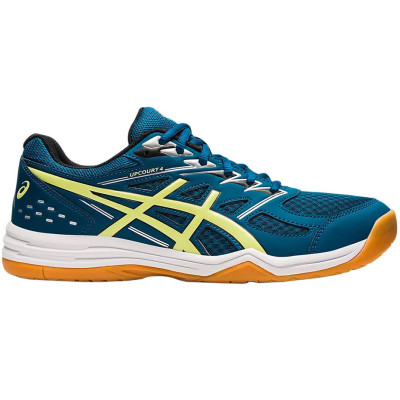 Buty męskie do siatkówki Asics Upcourt 4 niebiesko-żółte 1071A053 403