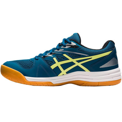 Buty męskie do siatkówki Asics Upcourt 4 niebiesko-żółte 1071A053 403