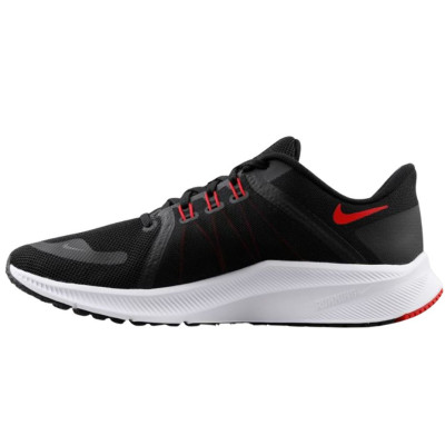 Buty męskie Nike Quest 4 czarno-czerwone DA1105 001