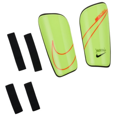 Ochraniacze piłkarskie Nike Mercurial Hard Shell limonkowe SP2128 704