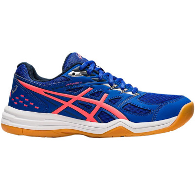 Buty damskie do siatkówki Asics Upcourt 4 niebiesko-różowe 1072A055 412