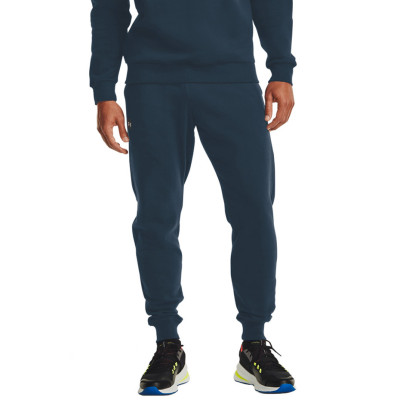 Spodnie męskie Under Armour Rival Fleece Jogger granatowe 1357128 408