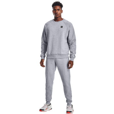 Spodnie męskie Under Armour Rival Fleece Jogger jasnoszare 1357128 011