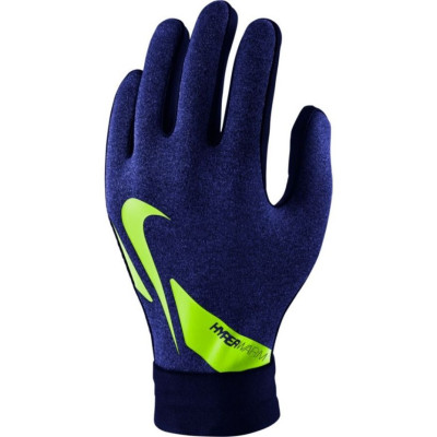 Rękawiczki dla dzieci Nike Academy Hyperwarm - HO20 Junior granatowo-zielone CU1595 493