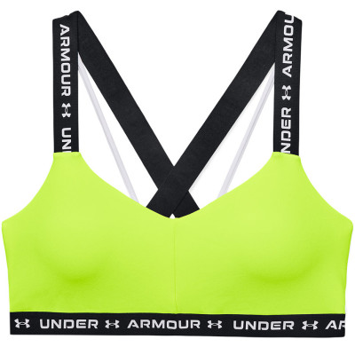 Stanik sportowy Under Armour Crossback Low żółty 1361033 731