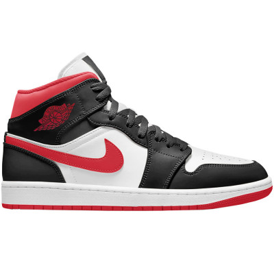 Buty męskie Nike Air Jordan 1 czarno-biało-czerwone 554724 122