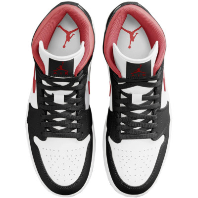 Buty męskie Nike Air Jordan 1 czarno-biało-czerwone 554724 122