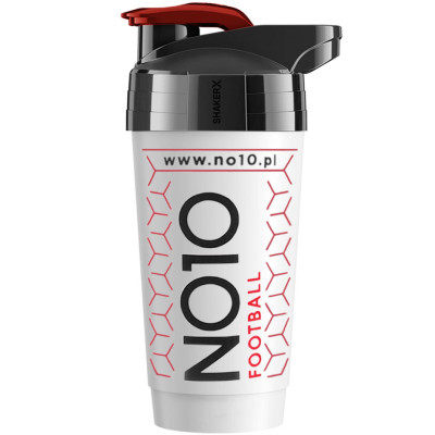 Bidon shaker NO10 600 ml biały