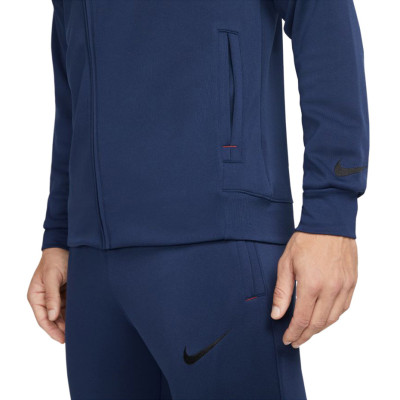 Dres męski Nike DF FC Football Tracksuit granatowy DC9065 410