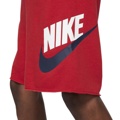 Spodenki męskie Nike Short FT Alumni czerwone AR2375 659