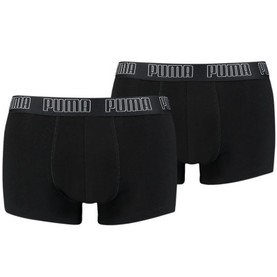 Bokserki męskie Puma Basic Trunk 2P czarne 935015 01